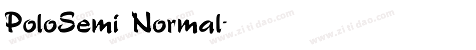 PoloSemi Normal字体转换